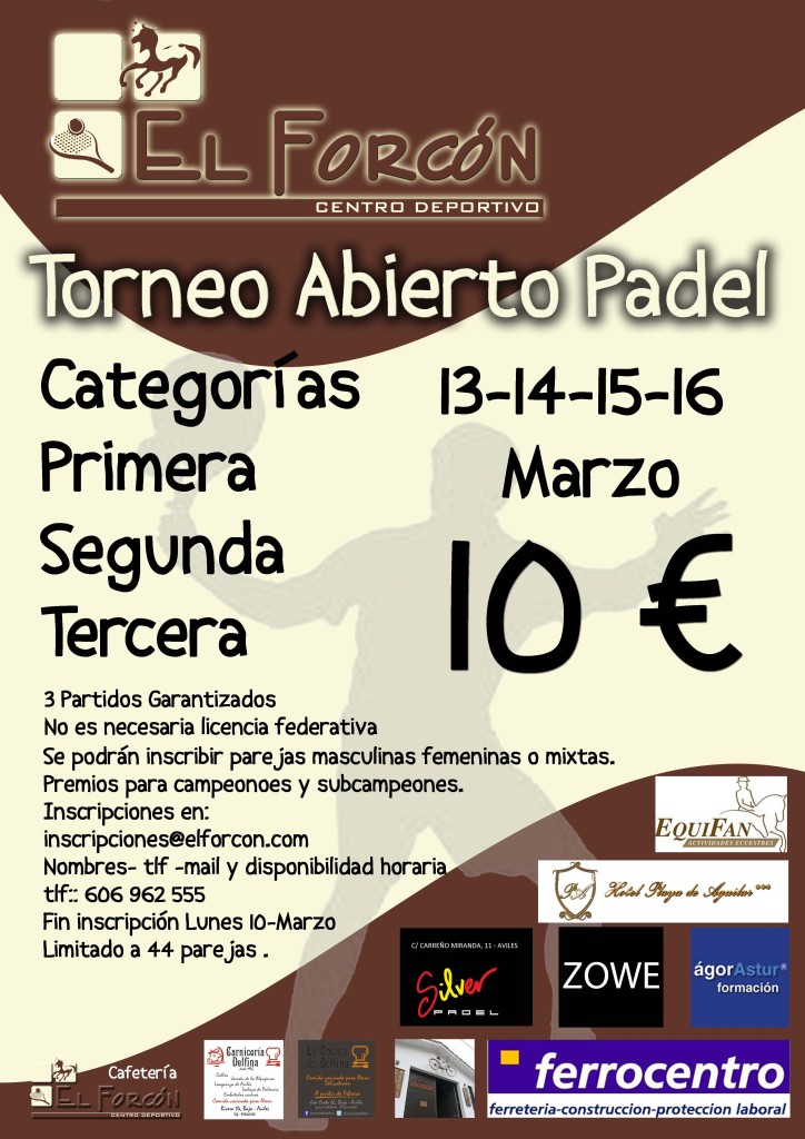 torneo abierto marzo 