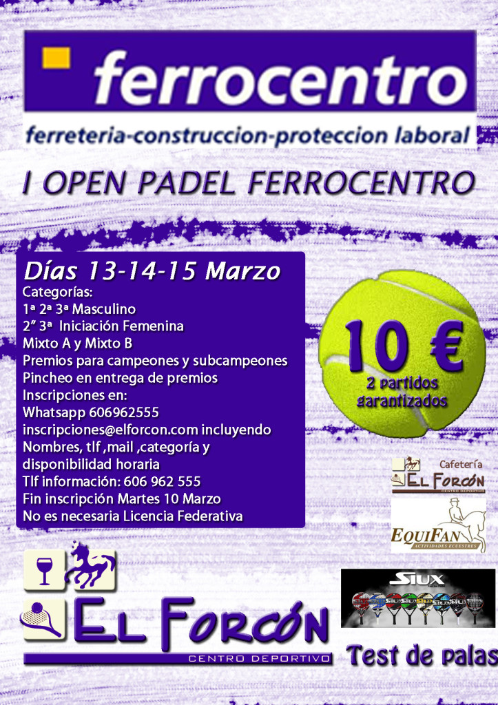 torneo FERROCENTRO MARZO 15